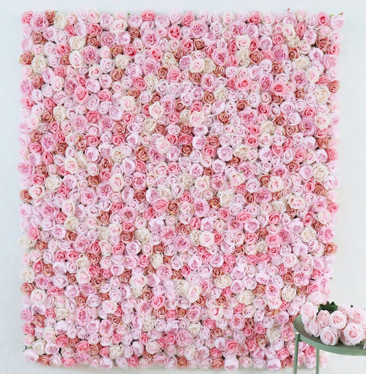 US Seller! Flower Wall 3-D Artificial Flower Panel Home Shop Party Holiday Wall Decor Photo Backdrop